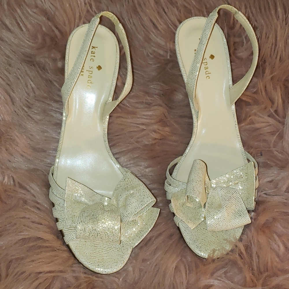 Kate Spade bow heels